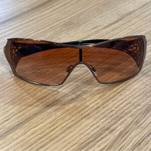 Oakley Dart Vintage Sunglasses Sugar Brown Metal Frame
